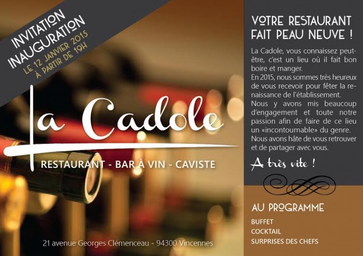 La Cadole, restaurant caviste